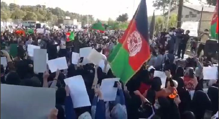 بیانیه اجتماع بزرگ مهاجرین افغانستانی استان اصفهان در اعتراض به اقدامات و سیاست های گروه تحریک طالبان