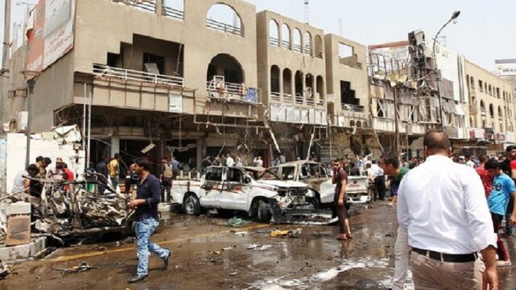 دو انفجار انتحاری در مسجدی در بغداد