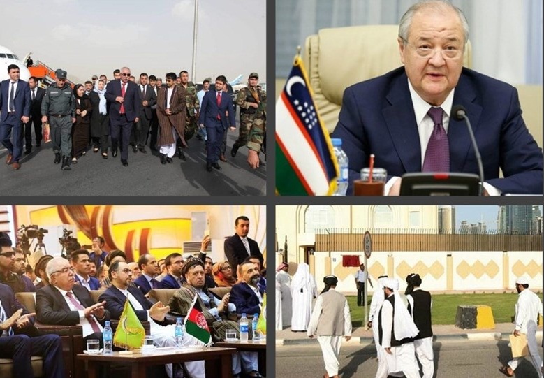 سفر جنرال دوستم به ازبکستان و اعلام آمادگی احزاب سیاسی برای مذاکره با طالبان 