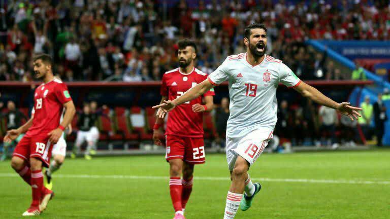 اسپانیا 1 - ایران 0 ؛ برد دشوار ستارگان اسپانیا با گل تصادفی به ایران 