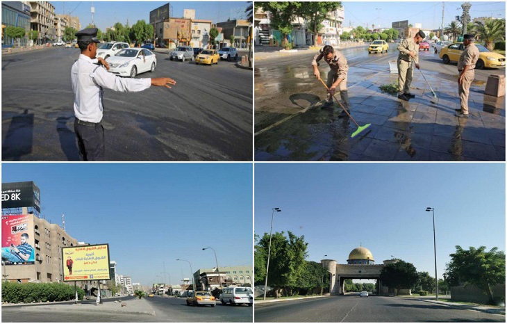 عراق روی خط آرامش تدریجی؛ منع تردد در بغداد پایان یافت