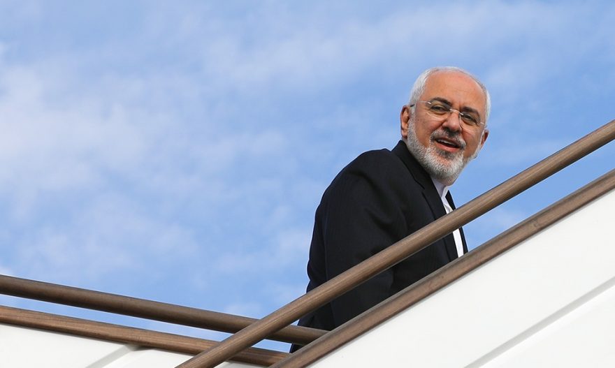  وزیر خارجه ایران در اوج تنش ها میان دو کشور به امریکا سفر کرد