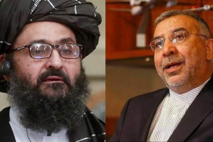 دیدار نماینده ویژه ایران در امور افغانستان با رهبران سیاسی طالبان در دوحه قطر