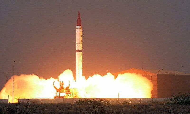  ارتش پاکستان یک موشک بالستیک جدید آزمایش کرد