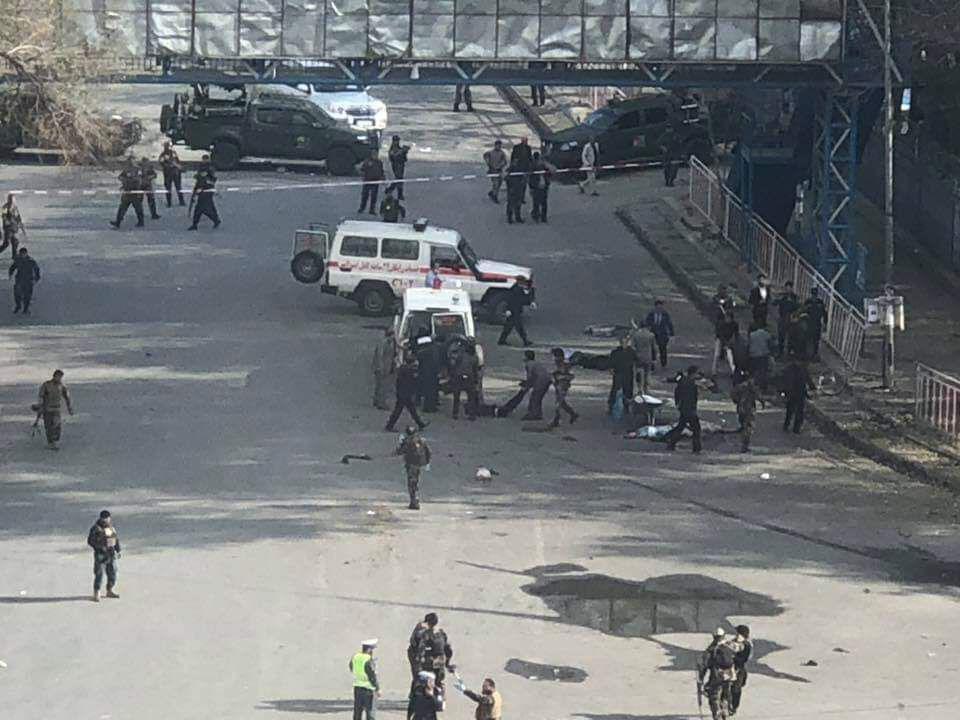  انفجار انتحاری مهیب کابل را لرزاند 