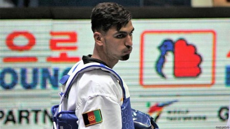 بازیکن تیم ملی تکنواندوی افغانستان سهمیه المپیک نوجوانان آرجنتاین را به دست آورد 
