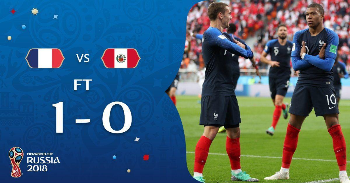  فرانسه 1 - 0 پرو؛ صعود خروس ها با پیروزی نفس گیر