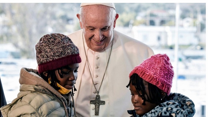دفاع احساسی پاپ فرانسیس از پناهندگان در یونان