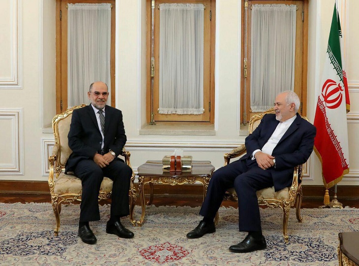 دیدار و خداحافظی سفیر پیشین کشورمان در تهران با وزیر امور خارجه ایران