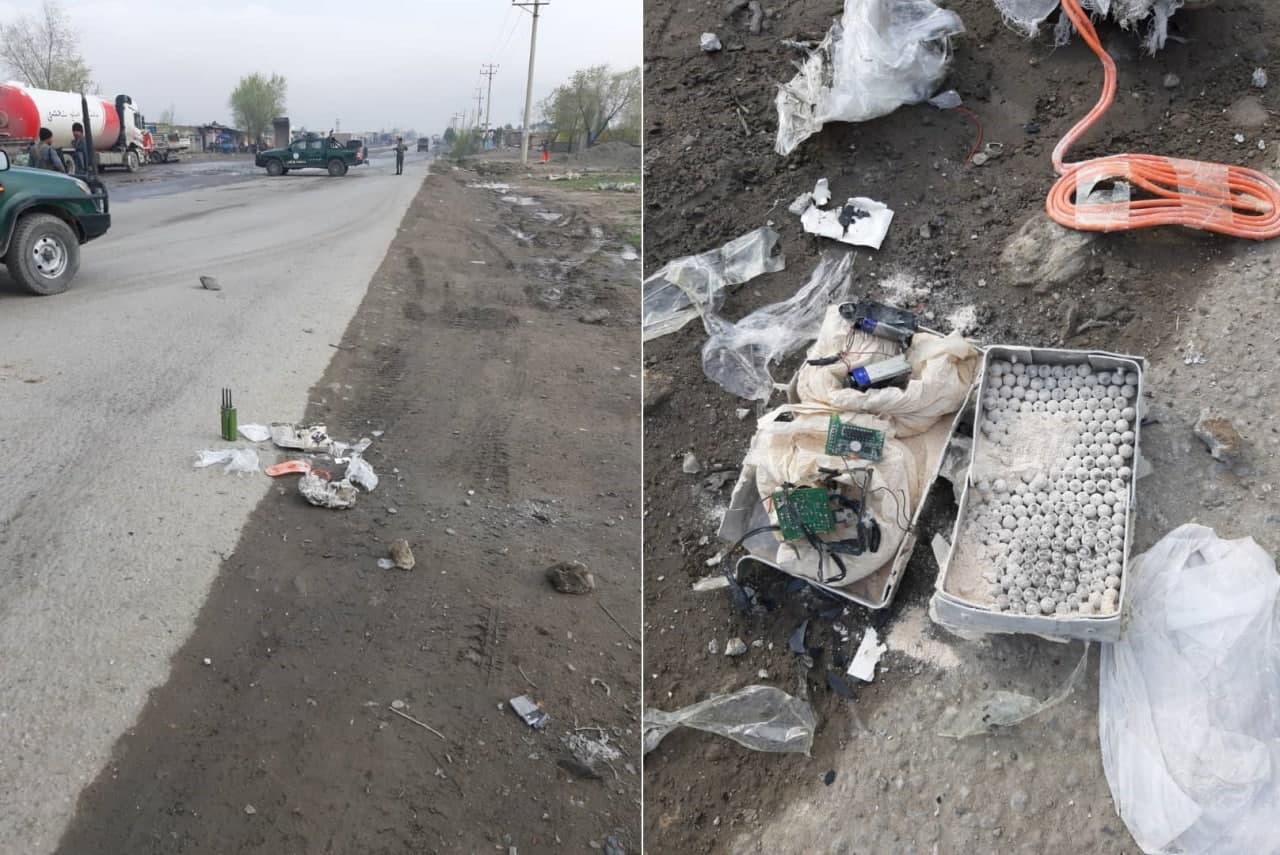 از انفجار یک ماین در شهر کابل جلوگیری شد