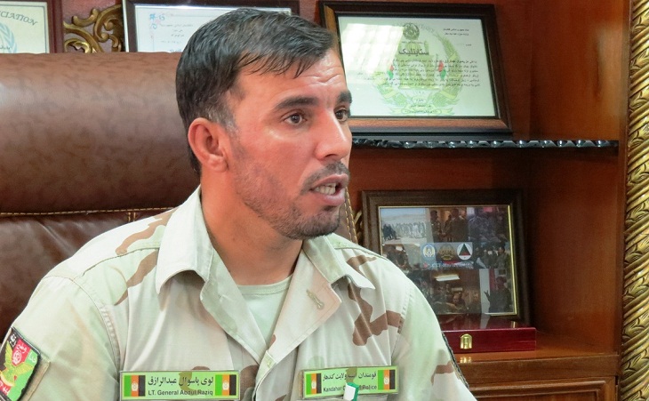 جنرال عبدالرازق، فرمانده پولیس قندهار کشته شد 