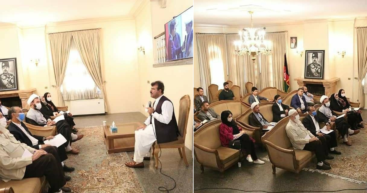 برگزاری جلسه نمایندگان مهاجرین در لویه جرگه مشورتی بزرگ کابل در مقر سفارت ج.ا.افغانستان در تهران