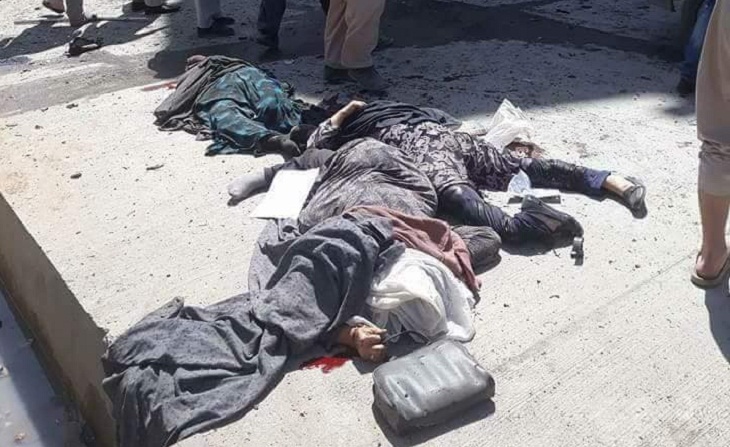 آمار شهدای حملۀ انتحاری در کابل به 52  تن افزایش یافت 