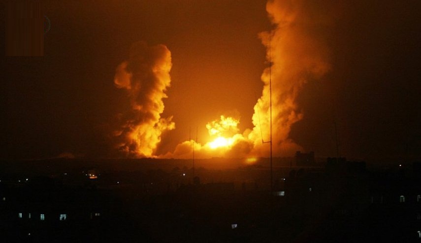 سلسله حملات جنگنده های اسرائیلی به پایگاه  های مقاومت در غزه 