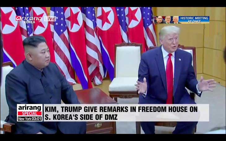 ترامپ پس از دیدار با کیم جونگ اون: تحریم ها علیه کوریای شمالی باقی می ماند