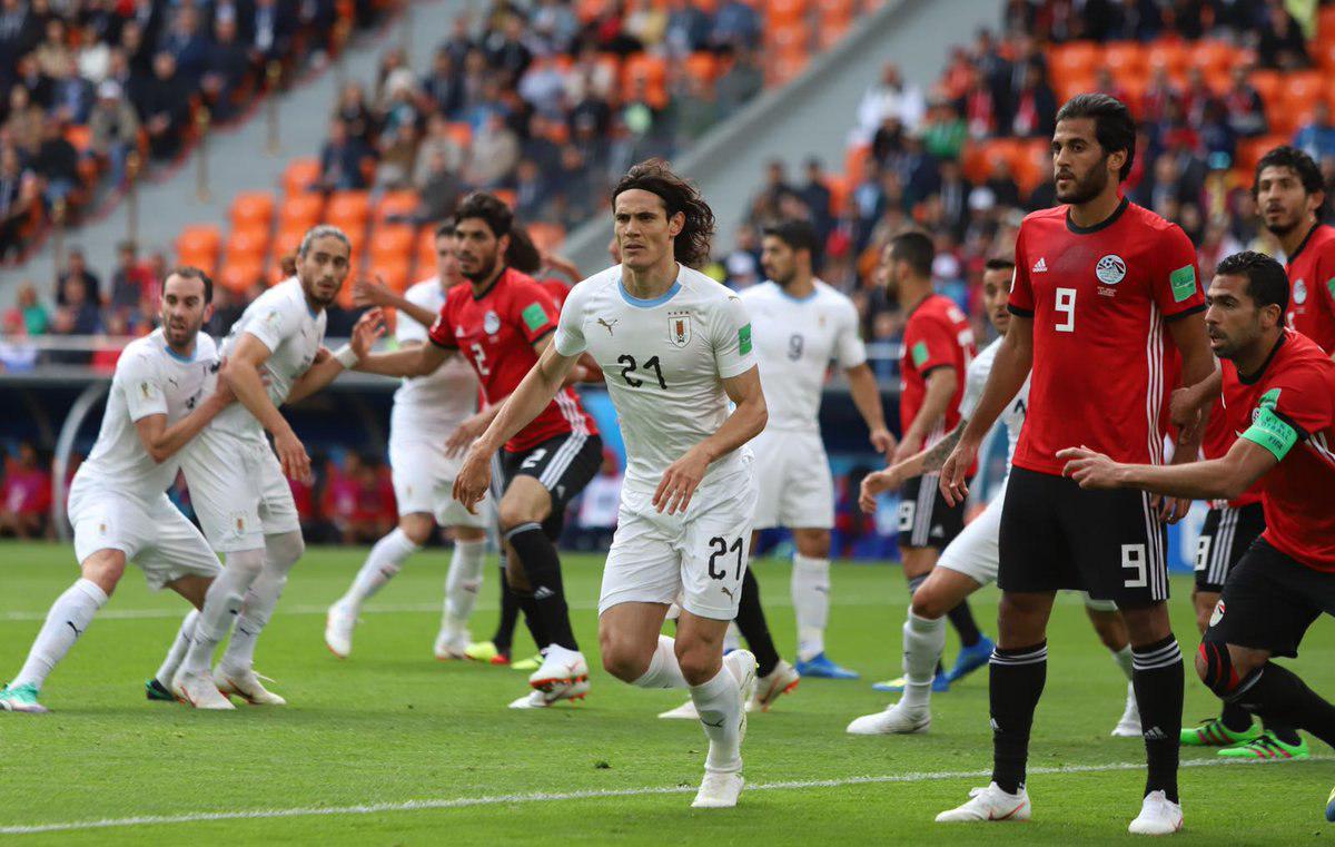  مصر 0 - 1 اروگوئه؛ تیر خلاص خیمنز به قلب مصری ها