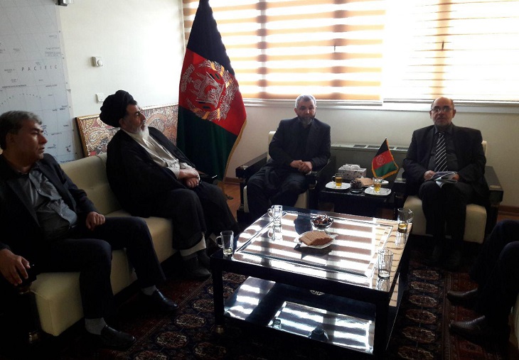 دیدار و رایزنی دبیر کل حزب رفاه ملی افغانستان با سفیر کشورمان در تهران