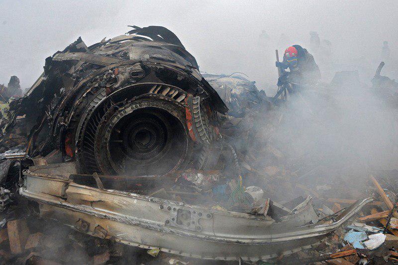 سقوط یک فروند هواپیماى بوئینگ 707 در حوالی تهران + تصاویر 
