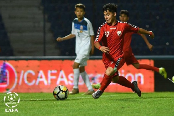 پیروزی تیم ملی فوتبال افغانستان در برابر قرغیزستان