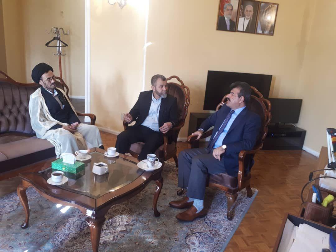 دیدار دبیر کل حزب رفاه ملی افغانستان با سفیر کشورمان در ایران