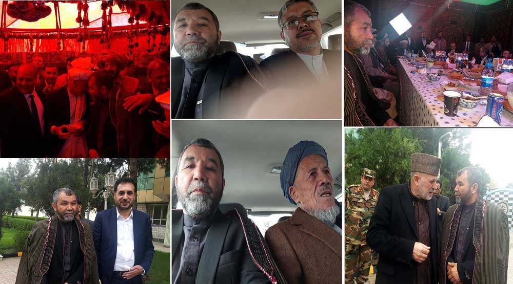 گفتگو و رایزنی دبیرکل حزب رفاه ملی افغانستان با اشرف غنی و سران بعضی احزاب و چهره های سیاسی و جهادی کشور 