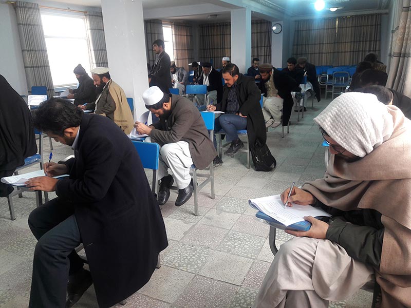  آزمون ورودی دانشگاه جامعه المصطفی برای واحد کابل برگزار شد