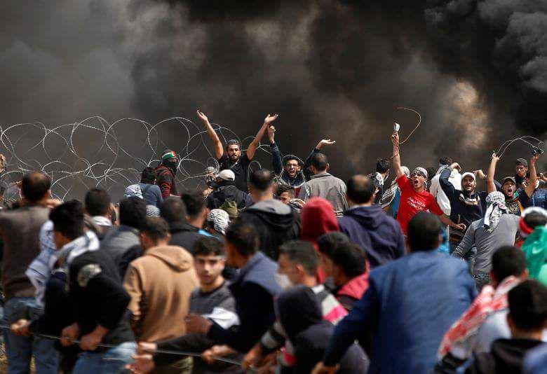 حضور گسترده فلسطینیان در راهپیمائی جمعه جوانان انقلابی 