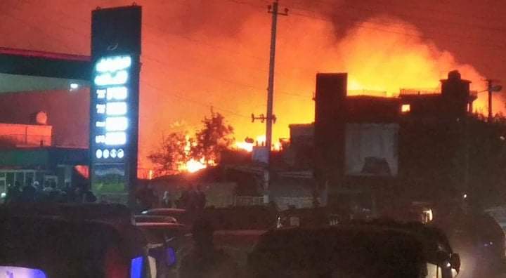 آتش سوزی در بندر امام صاحب کندز 7.5 میلیون افغانی خسارت برجای گذاشت