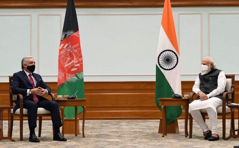 دیدار عبدالله با مودی؛ هند از روند صلح افغانستان حمایت کرد