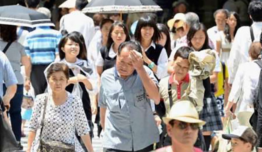  گرما در جاپان جان 65 نفر را گرفت 