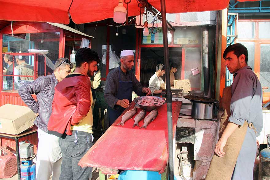افزایش فروش ماهی و جلبی با رسیدن نوروز در افغانستان