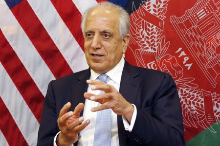 زلمی خلیل زاد برای دیدار با رهبران حکومت به کابل آمد
