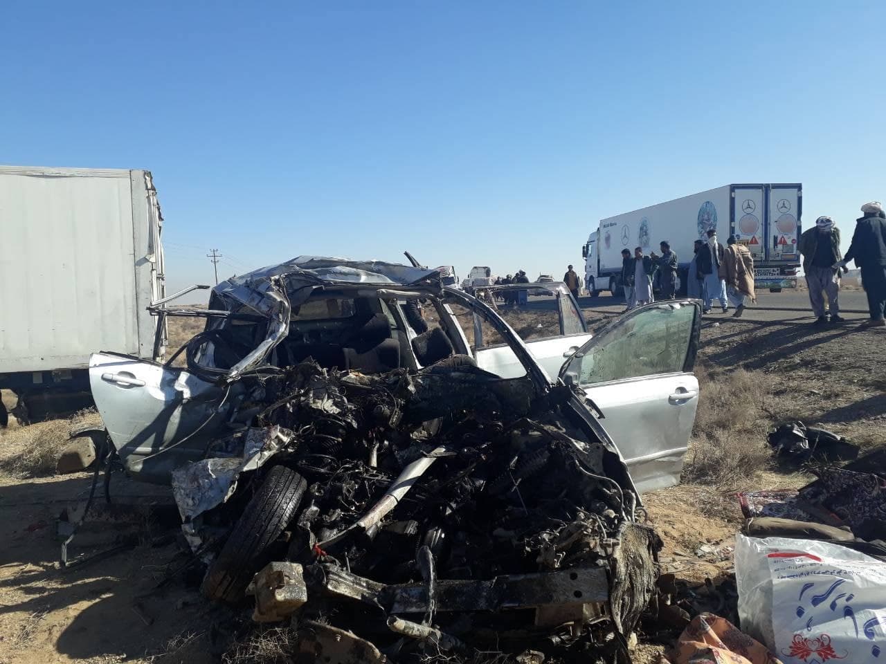  شش تن در حادثۀ ترافیکى در هرات جان باختند
