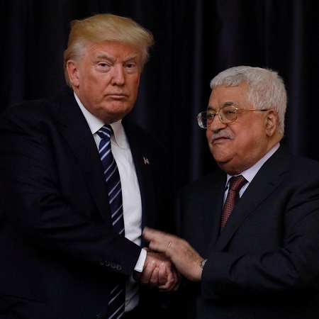 فریاد ترامپ بر سر محمود عباس در بیت لحم