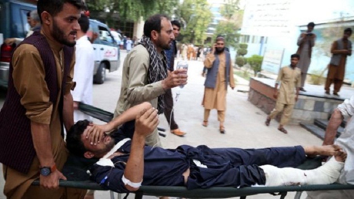حملۀ انتحاری بر دفتر مبارزات انتخاباتی در ننگرهار 14 کشته و 41 زخمی برجا گذاشت