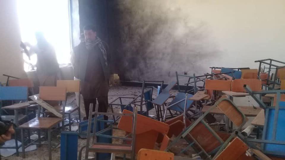انفجار در داخل دانشگاه غزنی