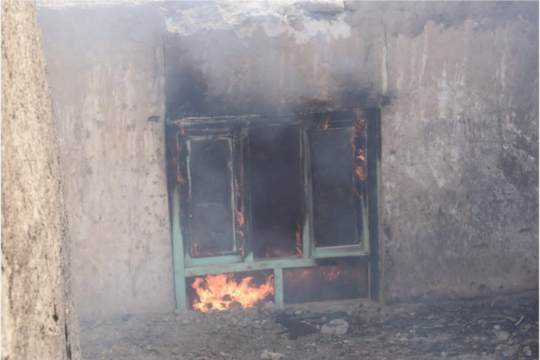 طالبان: آتش سوزی در بالامردیان جوزجان کار جنیات است