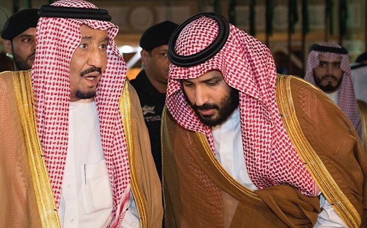 سیلی محکم پادشاه سعودی به صورت بن سلمان 