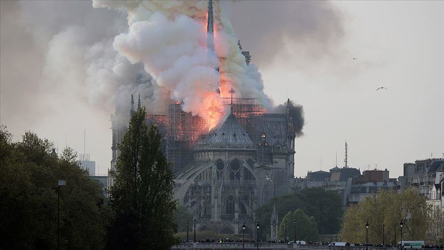 پولیس فرانسه علت احتمالی آتش سوزی در کلیسای نوتردام پاریس را اعلام کرد