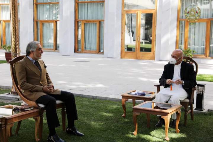 نخستین دیدار عبدالله بعد از سفرش به پاکستان با رییس جمهور غنی