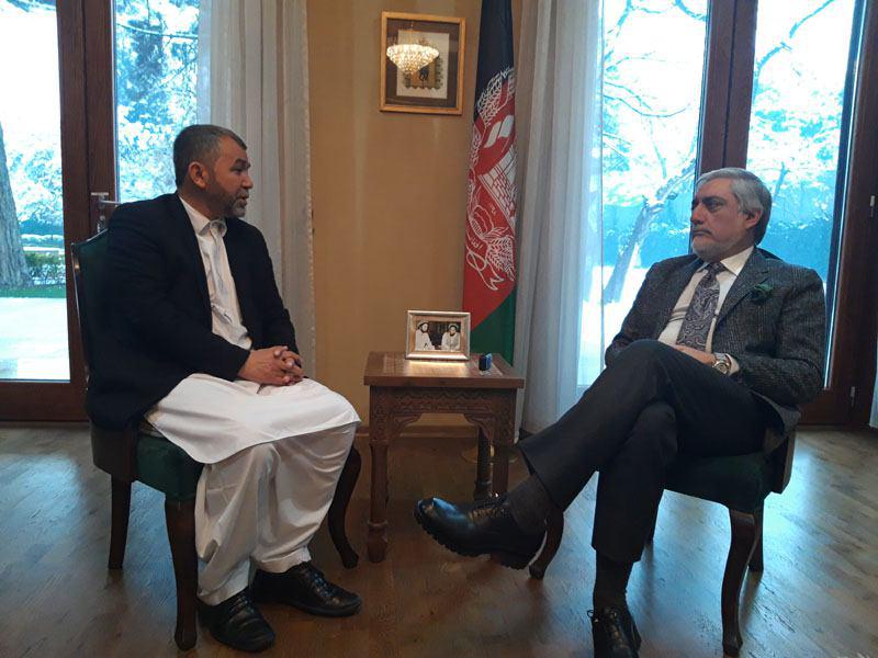 دبیرکل حزب رفاه ملی افغانستان با داکتر عبدالله رئیس اجرائیه دیدار و تبادل نظر نمود