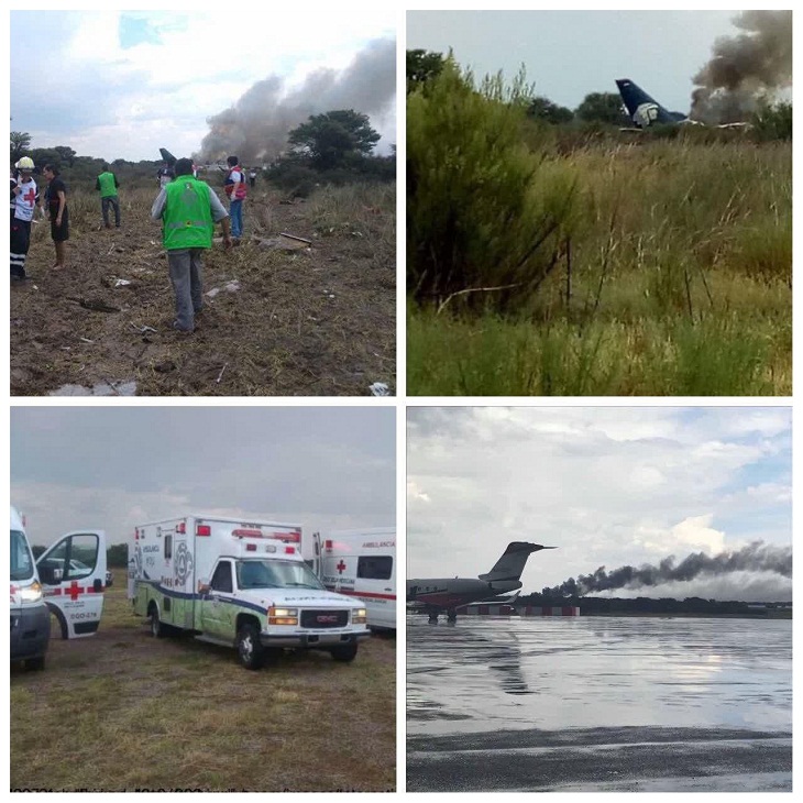 هواپیمای مسافربری مکزیک با 101 سرنشین سقوط کرد