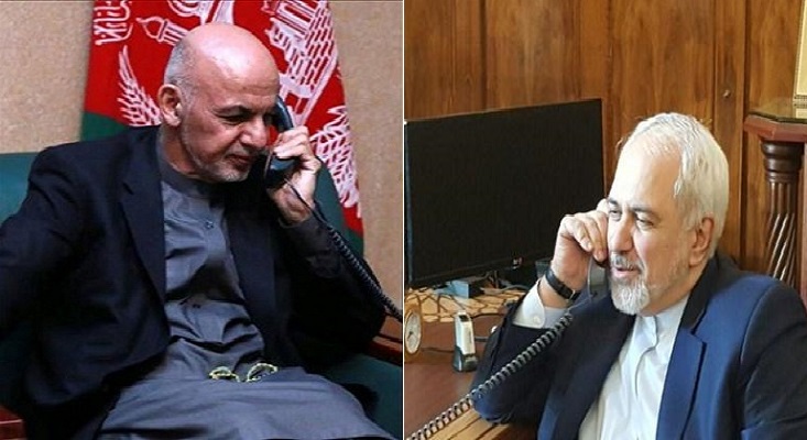 گفت وگوی تلفنی ظریف و غنی پیرامون کرونا و بازگشت مهاجرین افغانستانی از ایران