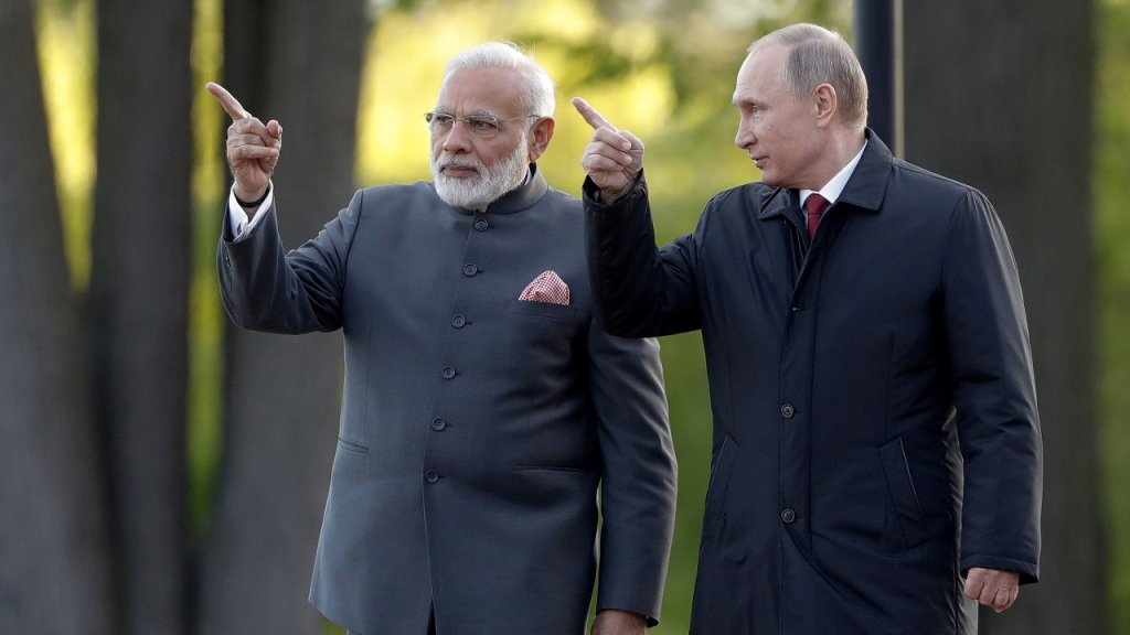 رهبران هند و روسیه به راه اندازی پروژۀ مشترک انکشافی در افغانستان به توافق رسیدند