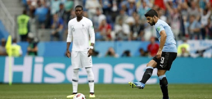  اروگوئه 0 - 2 فرانسه؛ خروس ها اولین صعود کننده به نیمه نهایی