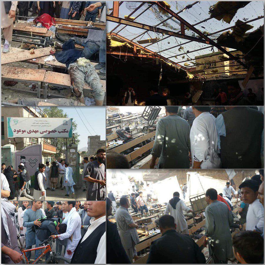 وقوع یک حمله انتحاری در یک مرکز آموزشی دشت برچی در غرب کابل