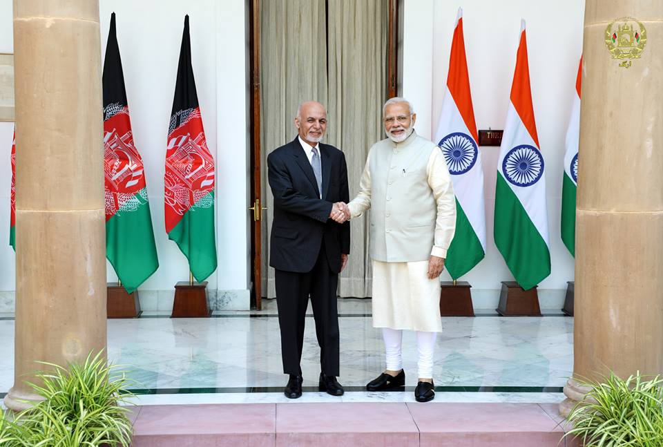 رییس جمهور غنی با نخست وزیر هند دیدار و گفتگو کرد