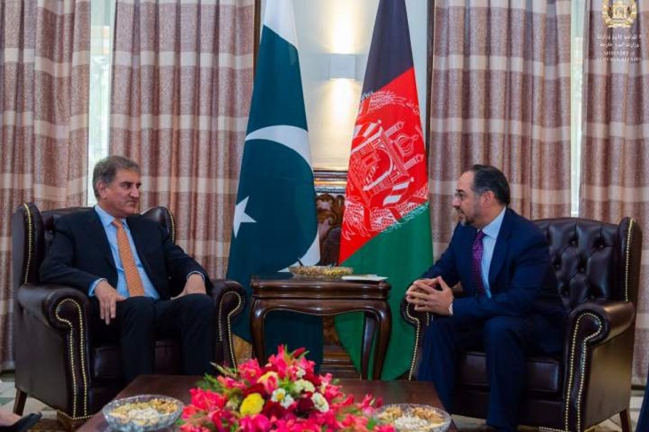 وزرای خارجه افغانستان و پاکستان با هم دیدار و گفتگو کردند