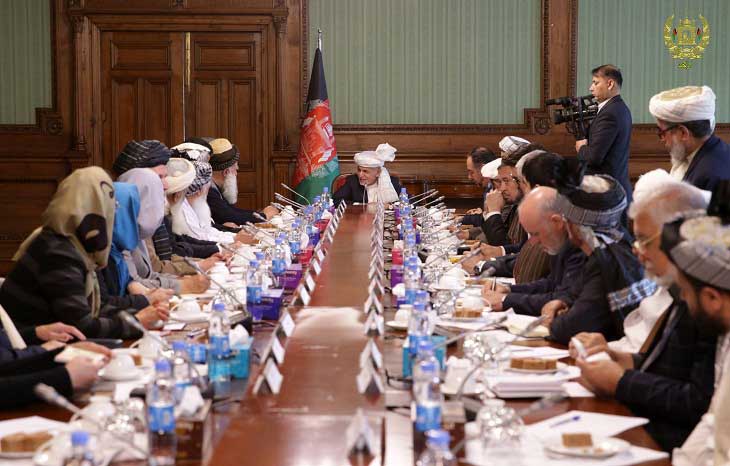 حکومت نخستین نشست رهبری شورای عالی مصالحه با طالبان را برگزار کرد