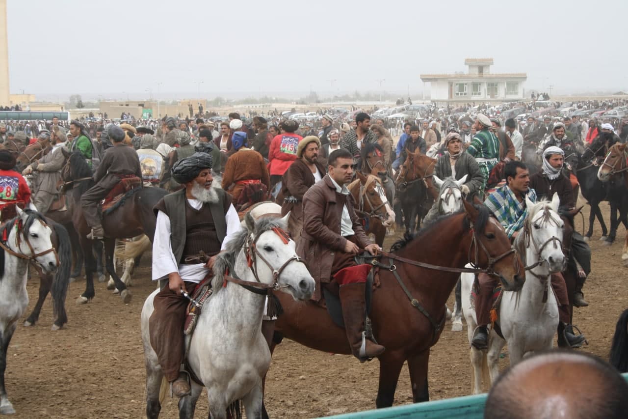 طالبان از برگزاری مسابقات بزکش حمایت می کنند